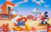 Myszka Mickey na plaży
